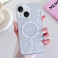 For iPhone 15 Plus Shell Texture MagSafe TPU Phone Case(Dazzling)