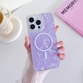 For iPhone 13 Pro Max Shell Texture MagSafe TPU Phone Case(Purple)