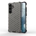 For Samsung Galaxy S24 5G Shockproof Honeycomb Phone Case(Black)