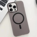 For iPhone 15 Pro Ice Fog MagSafe PC Phone Case(Black)