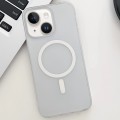 For iPhone 14 Plus Ice Fog MagSafe PC Phone Case(White)