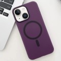 For iPhone 14 Plus Ice Fog MagSafe PC Phone Case(Purple)