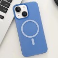 For iPhone 14 Plus Ice Fog MagSafe PC Phone Case(Blue)