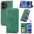 For Tecno Itel S23+ Retro Skin Feel Magnetic Flip Leather Phone Case(Green)
