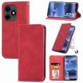 For Tecno Itel S23+ Retro Skin Feel Magnetic Flip Leather Phone Case(Red)