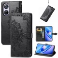 For Blackview A200 Pro Mandala Flower Embossed Leather Phone Case(Black)