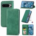 For Google Pixel 8 Retro Skin Feel Magnetic Horizontal Flip Leather Phone Case(Green)