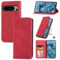For Google Pixel 8 Pro Retro Skin Feel Magnetic Horizontal Flip Leather Phone Case(Red)