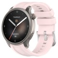 For Amazfit Balance A2286 Vertical Texture Silicone Watch Band(Pink)