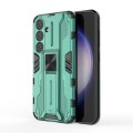 For Samsung Galaxy S24 5G Supersonic Armor PC Hybrid TPU Phone Case(Green)