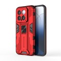For Xiaomi 14 Supersonic Armor PC Hybrid TPU Phone Case(Red)