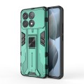For Redmi K70 Supersonic Armor PC Hybrid TPU Phone Case(Green)