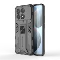 For Redmi K70E Supersonic Armor PC Hybrid TPU Phone Case(Black)