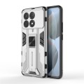 For Redmi K70E Supersonic Armor PC Hybrid TPU Phone Case(Silver)