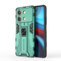 For Redmi Note 13R Pro Supersonic Armor PC Hybrid TPU Phone Case(Green)