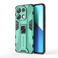 For Redmi Note 13 4G Supersonic Armor PC Hybrid TPU Phone Case(Green)