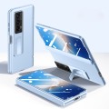 For Honor Magic Vs2 Pioneer Skin-Feel Case-film Integral Hinge Shockproof Phone Case(Blue)