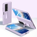 For Honor Magic Vs2 Pioneer Skin-Feel Case-film Integral Hinge Shockproof Phone Case(Purple)
