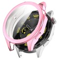 For Huawei Watch GT4 46mm Full Coverage TPU Electroplated Watch Protective Case(Pink)