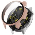 For Huawei Watch GT4 46mm PC+Tempered Glass Integrated Smart Watch Case(Pink)
