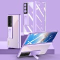 For Honor Magic Vs2 Electroplated Case-film Integral Hinge Shockproof Phone Case(Purple)