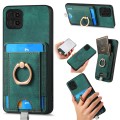 For Samsung Galaxy M53 5G Retro Splitable Magnetic Card Bag Leather Phone Case(Green)