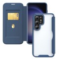 For Samsung Galaxy S23 Ultra 5G RFID Blocking Adsorption Flip Leather Phone Case(Purple)