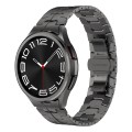 For Samsung Galaxy Watch 4 40 / 44mm Lron Man Curved Connection Stainless Steel Watch Band(Black)