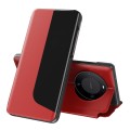 For Huawei Mate 60 Pro Attraction Flip Holder Leather Phone Case(Red)