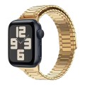 For Apple Watch SE 2023 40mm Bamboo Magnetic Stainless Steel Metal Watch Strap(Gold)