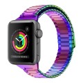 For Apple Watch Series 3 38mm Bamboo Magnetic Stainless Steel Metal Watch Strap(Color)