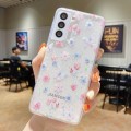 For Samsung Galaxy S23 FE 5G Fresh Small Floral Epoxy TPU Phone Case(D06 Love of Butterfly)