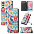 For Samsung Galaxy A25 5G CaseNeo Colorful Magnetic Leather Phone Case(Magic Space)