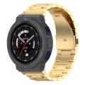 For Amazfit Active Edge A2212 Three Beads Stainless Steel Watch Band(Gold)
