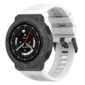 For Amazfit Active Edge A2212 Solid Color Silicone Watch Band(White)