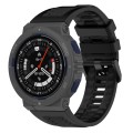 For Amazfit Active Edge A2212 Solid Color Silicone Watch Band(Black)