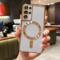 For Samsung Galaxy S23 Ultra 5G MagSafe Electroplating TPU Phone Case(Gold)