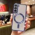 For Samsung Galaxy S23+ 5G MagSafe Electroplating TPU Phone Case(Blue)