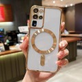 For Samsung Galaxy S20 Ultra 5G MagSafe Electroplating TPU Phone Case(Gold)
