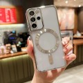 For Samsung Galaxy S20+ 5G MagSafe Electroplating TPU Phone Case(Silver)