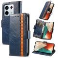 For Redmi Note 13 Pro CaseNeo Splicing Dual Magnetic Buckle Leather Phone Case(Blue)