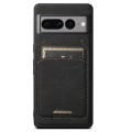 For Google Pixel 8 Pro Suteni H16 Litchi Texture Leather Detachable Wallet Back Phone Case(Black)