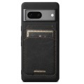 For Google Pixel 7 Suteni H16 Litchi Texture Leather Detachable Wallet Back Phone Case(Black)