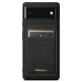 For Google Pixel 6 Suteni H16 Litchi Texture Leather Detachable Wallet Back Phone Case(Black)