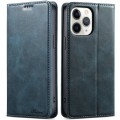 For iPhone 11 Pro Suteni J02 Oil Wax Wallet Leather Phone Case(Blue)