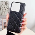 For Xiaomi 14 Rhombus All-inclusive Shockproof Phone Case(Black)