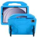 For Samsung Galaxy Tab A9+ 10.95 2023 Thumb Bracket EVA Shockproof Tablet Case(Blue)
