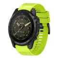 For Garmin Tactix 7 AMOLED 26mm Quick Release Silicone Watch Band(Lime Green)