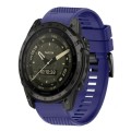 For Garmin Tactix 7 AMOLED 26mm Quick Release Silicone Watch Band(Midnight Blue)