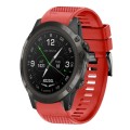 For Garmin D2 Delta PX 26mm Quick Release Silicone Watch Band(Red)
